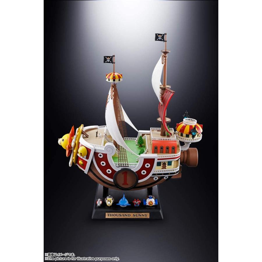 【新品】【即納】 超合金 ONE PIECE サウザンド・サニー号 約380mm 塗装済み可動フィギュア 麦わらの一味 海賊船 ワンピース ルフィ ゾロ サンジ｜speedwagon｜03