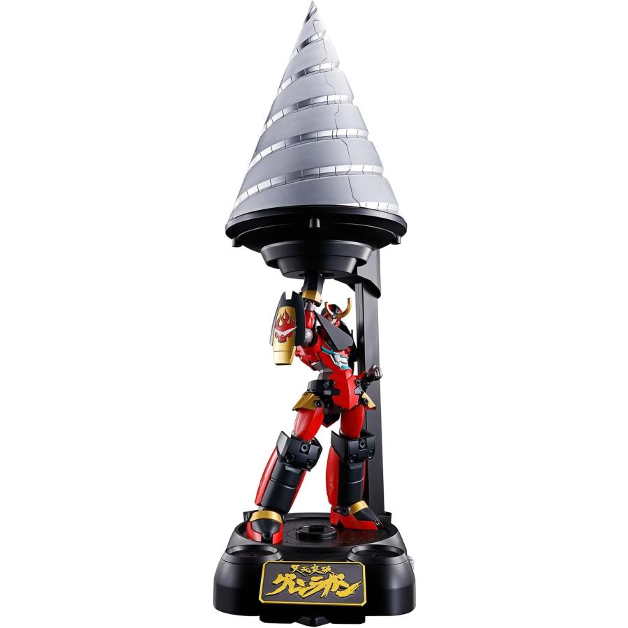 【新品】1週間以内発送　超合金魂 天元突破グレンラガン GX-107 完全変形合体グレンラガン＆大回転ギガドリルセット 約180mm フィギュア てんげんとっぱ | 