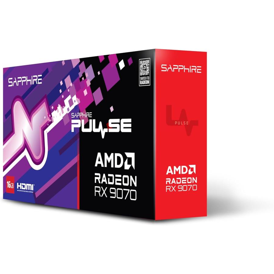 新品】1週間以内発送 【代引き不可】SAPPHIRE PULSE Radeon RX 9070