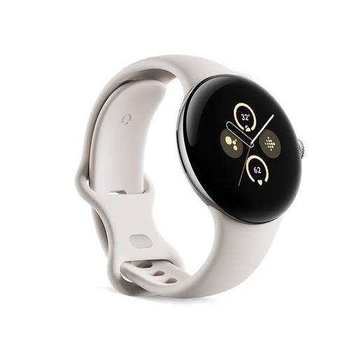 【新品】【即納】　スマートウォッチ Google Pixel Watch 2 GPS搭載 Polished Silver/Porcelain GA05031-GB 腕時計 ウェアラブルの画像