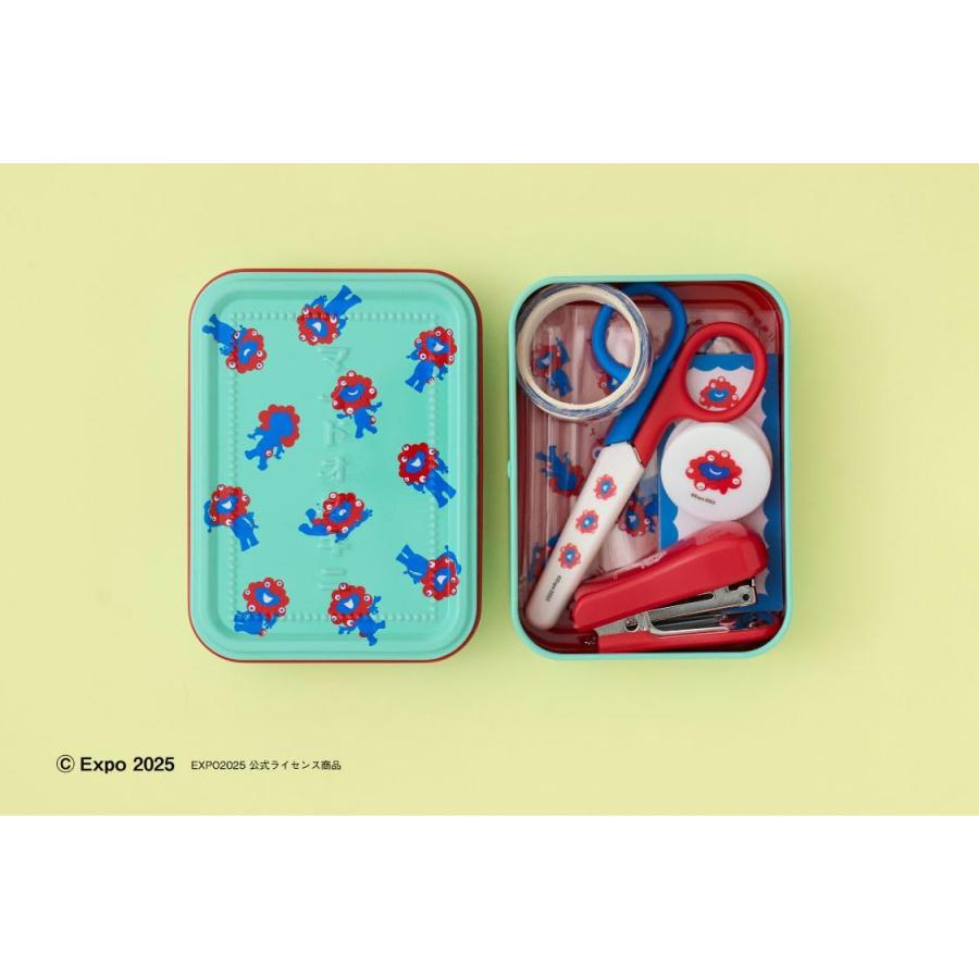 【新品】6月入荷次第発送予定　ミャクミャク文具缶BOOK (TJMOOK)　文具セット レトロでかわいい缶ケース 「マイドオオキニ缶」とのコラボデザイン |  | 01