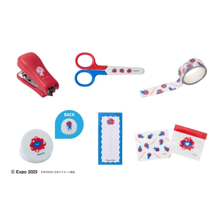 【新品】6月入荷次第発送予定　ミャクミャク文具缶BOOK (TJMOOK)　文具セット レトロでかわいい缶ケース 「マイドオオキニ缶」とのコラボデザイン |  | 02