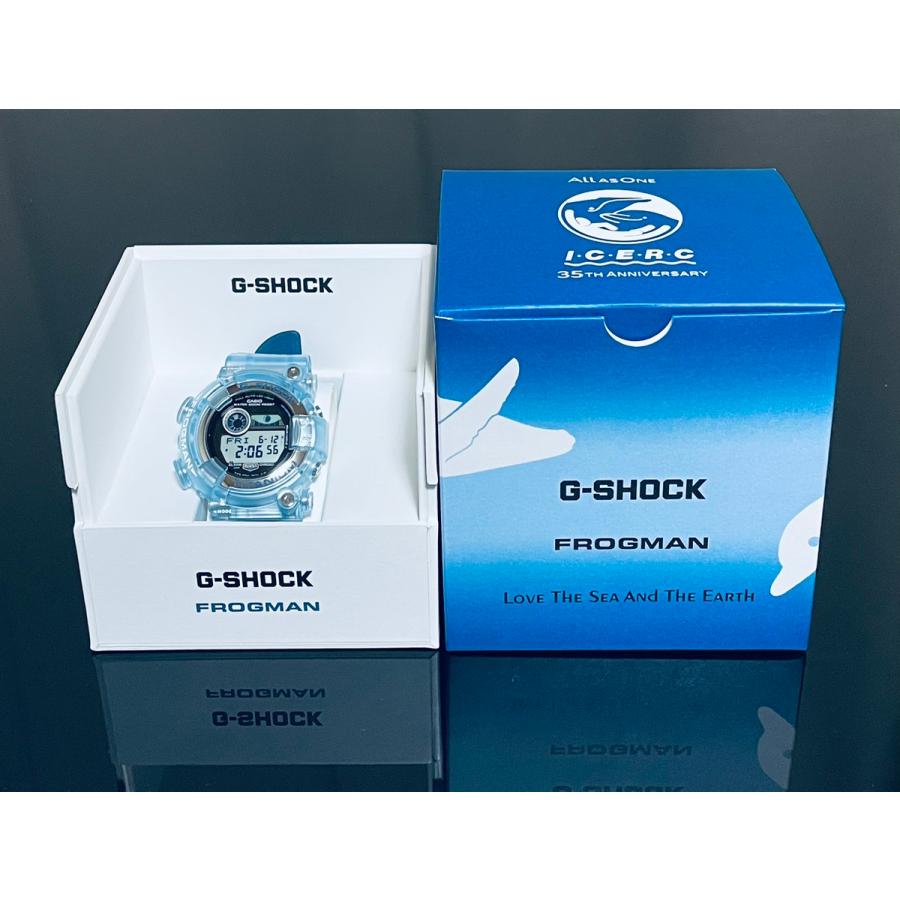 【新品】6月入荷次第発送予定　G-SHOCK カシオ 「Love The Sea And The Earth」 ICERC Japanコラボレーションモデル GW-8202K-2JR メンズ スケルトンブルー