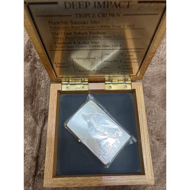 ZIPPO 【新品】1週間以内発送 【委託販売】ディープインパクト号三冠馬 