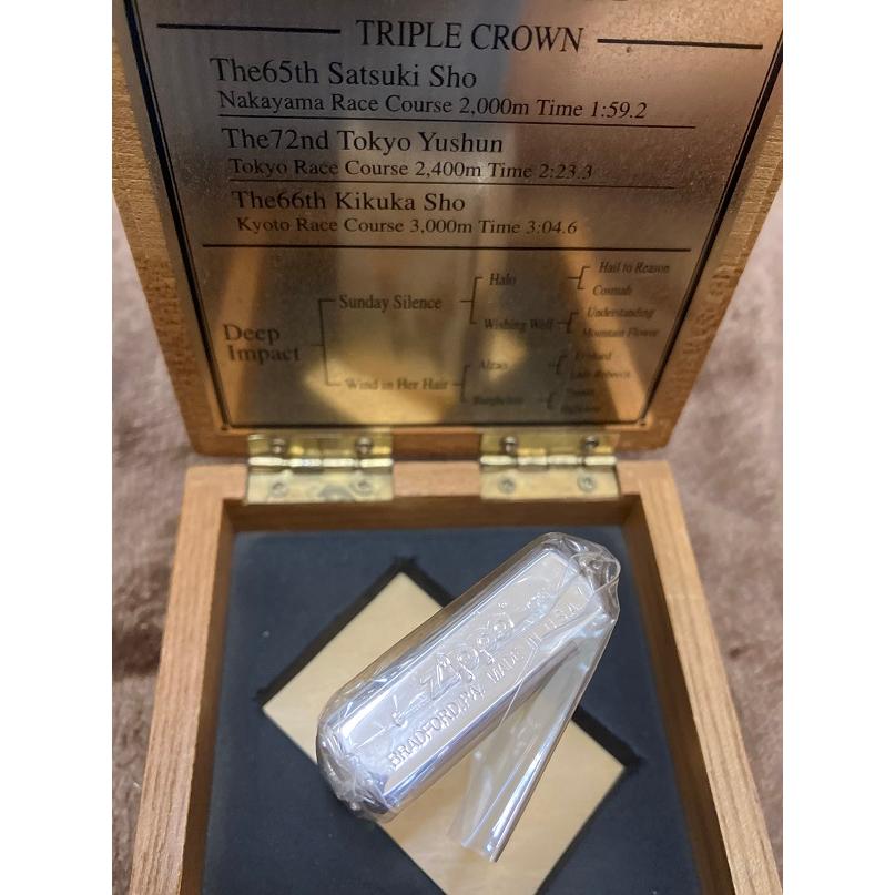 ZIPPO 【新品】1週間以内発送 【委託販売】ディープインパクト号三冠馬 