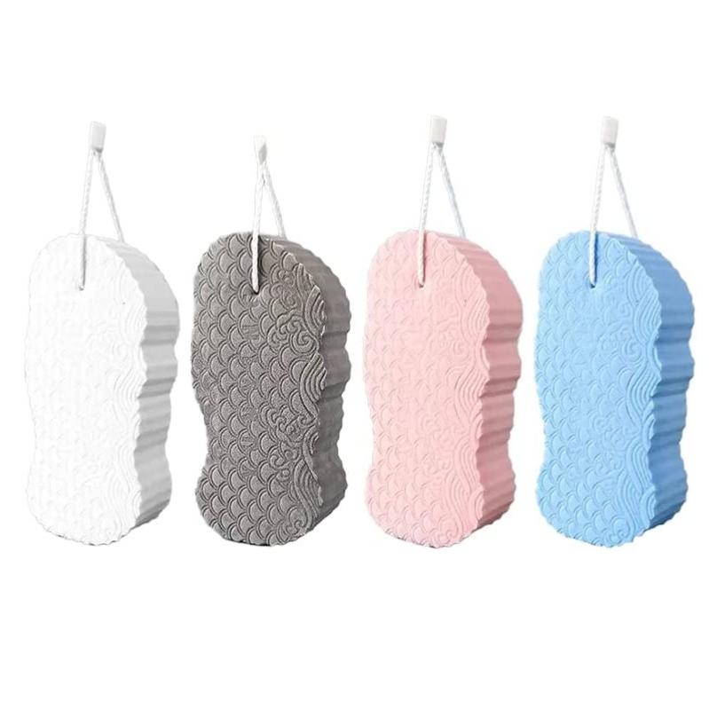 垢すり スポンジ 毛穴清潔 角質除去 ピーリング シャワーブラシ お風呂