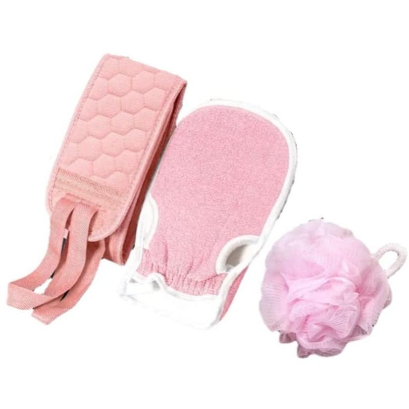 バスグッズ ３点セット泡立てネット ボディ用  スポンジ タオル 垢すり 手袋 シャワー ボディ用 背中 柔軟 速乾 お風呂グッズ ディープクリーニング 角質除去 |  | 10