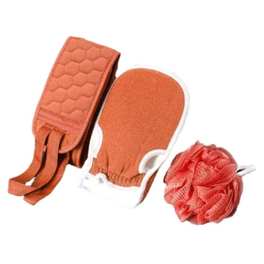 バスグッズ ３点セット泡立てネット ボディ用  スポンジ タオル 垢すり 手袋 シャワー ボディ用 背中 柔軟 速乾 お風呂グッズ ディープクリーニング 角質除去 |  | 11