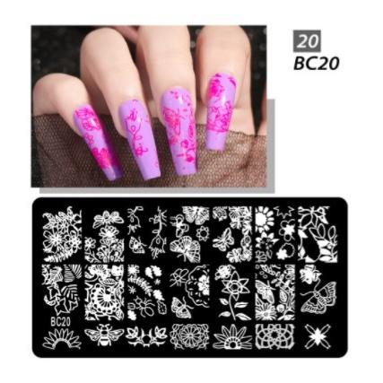 ネイル スタンプ テンプレート 転写 スタンピング アート イメージ