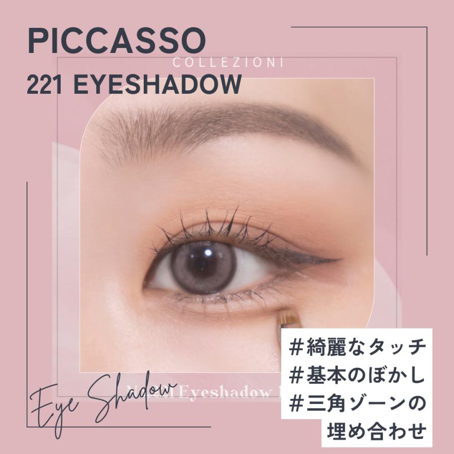 ほぼ未使用！PICASSO COLLEZIONI メイクブラシ7本セット　ピカソ 日本公式】PICCASSO ピカソ 221 アイシャドウ メイクアップ