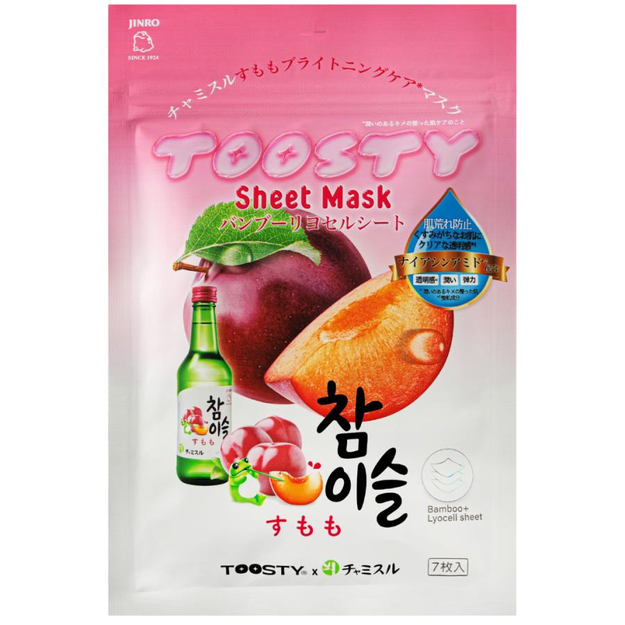 【日本公式】TOOSTY チャミスル シートマスク 4種セット フェイスパック フレッシュ ピーチ マスカット すもも 韓国コスメ |  | 14