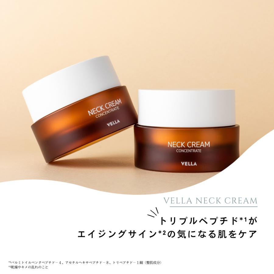 期間限定】VELLA ベラ コンセントレートネッククリーム 3個セット お得 