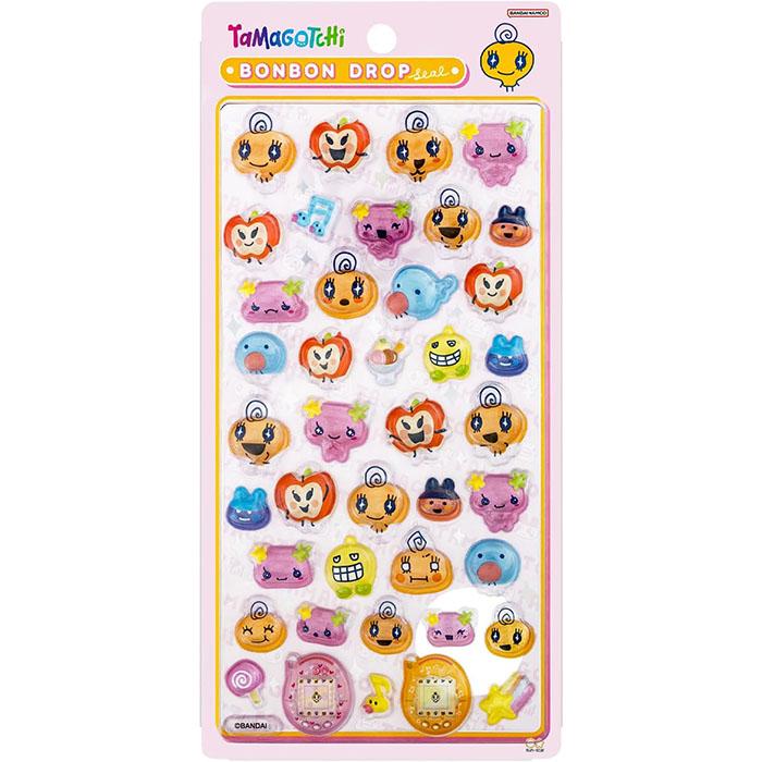 たまごっち　めめっち　ボンボンドロップシール　ボンドロ4枚セット サンスター文具 ボンボンドロップシール たまごっち めめっち