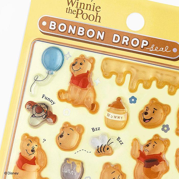 サンスター文具 ボンボンドロップシール ディズニー くまのプーさん