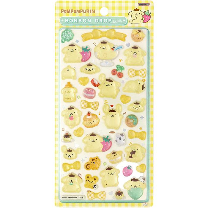 サンスター文具 ボンボンドロップシール サンリオ ポムポムプリン
