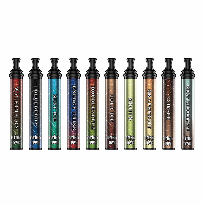 正規販売店 禁煙グッズ ポケット シーシャ ATING BAR 1800 持ち運び 水