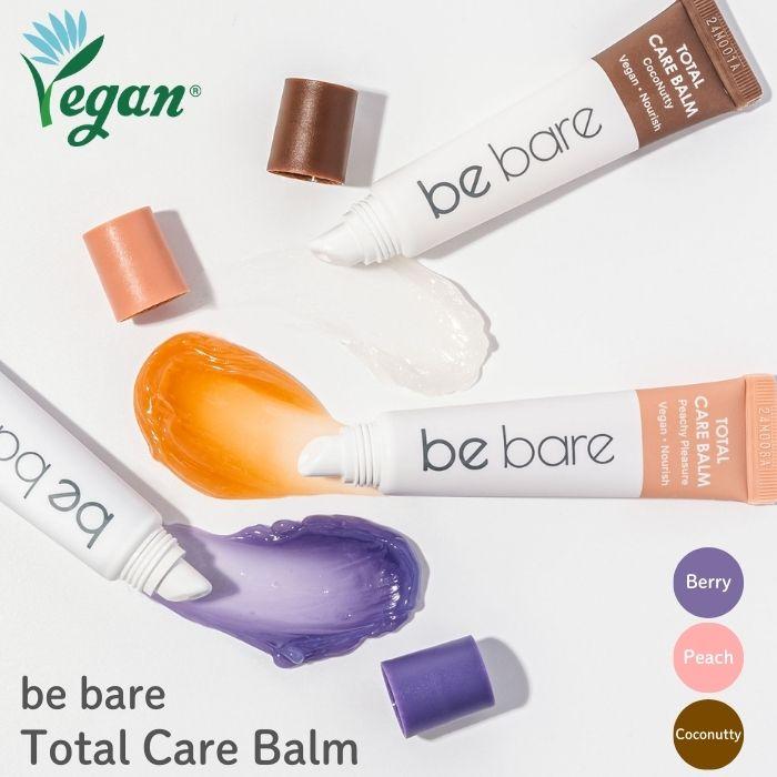 be bare トータルケアバーム 全3種 ベリー ピーチ ココナッツ Vegan