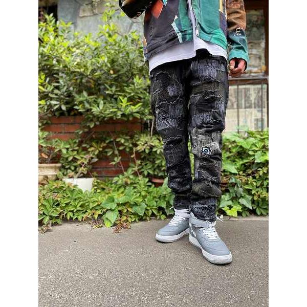 WANNA 【WANNA(ワナ)】L.F.S.E 55 Distressed JEANS (リメイクデニム 