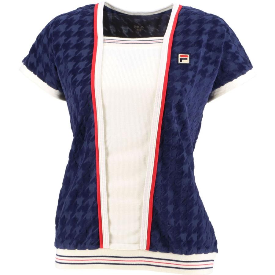アウトレット フィラ Fila テニスウェア Tシャツ ティーシャツ レディース ゲームシャツ レディース Fila Vl37 Spero 通販 Yahoo ショッピング