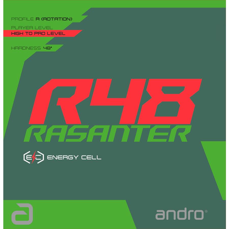 andro 80％以上節約 アンドロ テンションラバー RASANTER R48 112280 最大84％オフ！ ラザンター アール48 クロ