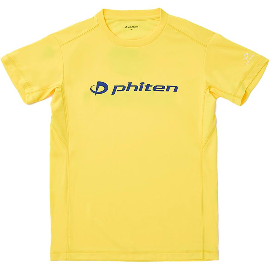 Phiten（ファイテン） Phiten RAKUシャツ 半袖 イエロー/ネイビー 2XO