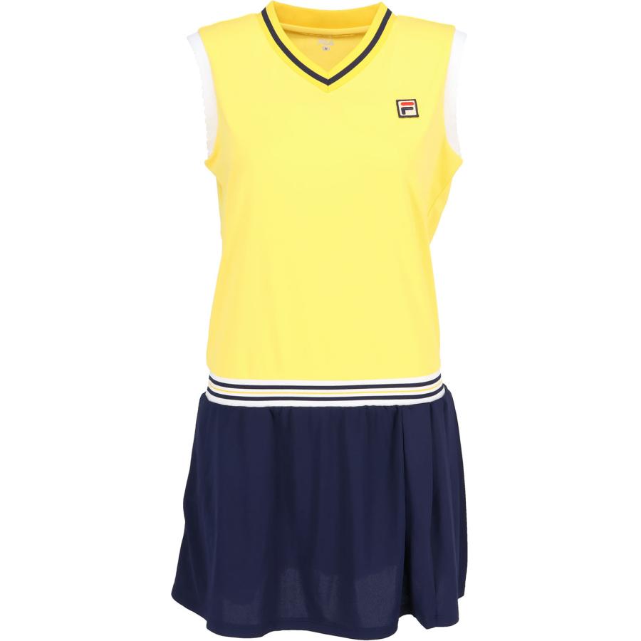 FILA ストライプ テニスワンピース　メッシュ地　Мサイズ15180円の品 FILA（フィラ） ワンピース テニスウェア レディース ウィメンズ 女性