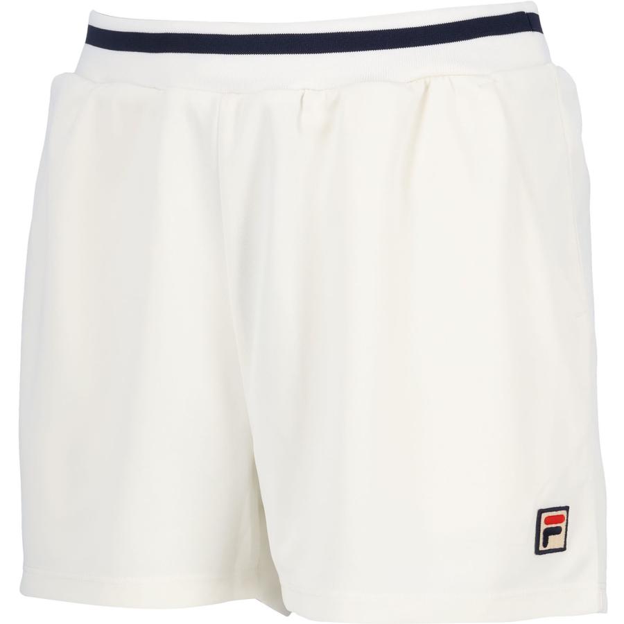 No.4658 FILA フィラ ハーフパンツ ホワイト XL テニス パンツ FILA（フィラ） ショートパンツ レディース ウィメンズ 女性 大人