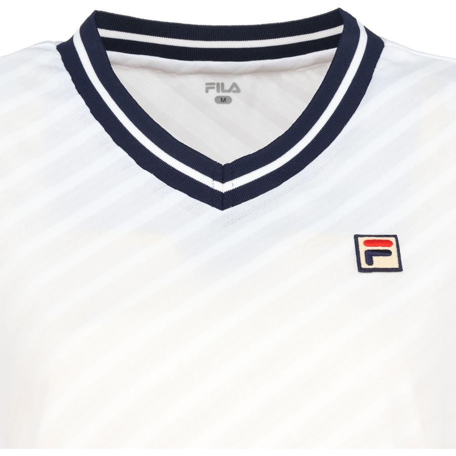 FILA フィラ ゲームシャツ レディース ウィメンズ テニス シャツ Tシャツ ゲームシャツ ゲームウェア 半袖 半そで 部活 テニスウェア メッシュ 通気性  VL2864｜spg-sports｜09