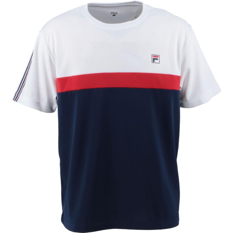 FILA（フィラ） ゲームシャツ メンズ 男性 大人 半袖 Tシャツ トップス