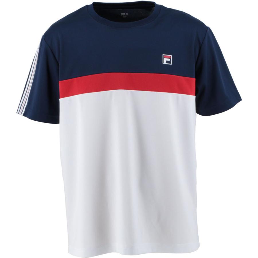 FILA（フィラ） ゲームシャツ メンズ 男性 大人 半袖 Tシャツ トップス