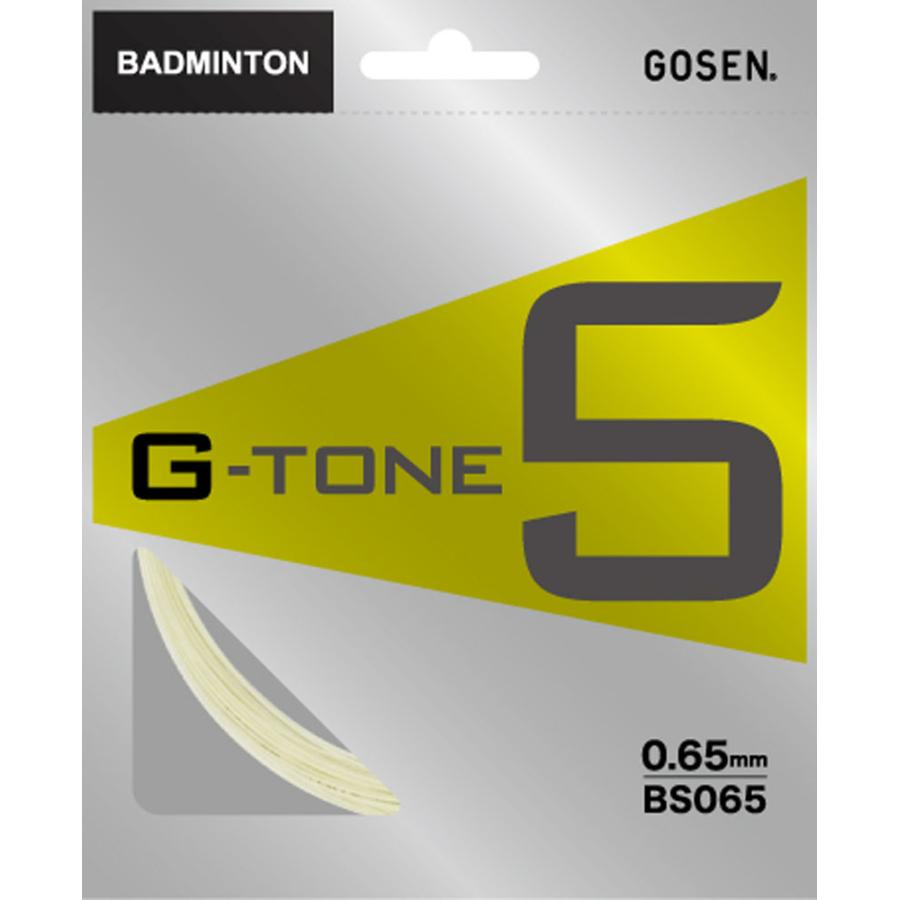 GOSEN バドミントンガットG-TONE5(白) 11本分セット GOSEN（ゴーセン） バドミントン ガット G-TONE 5 ナチュラル