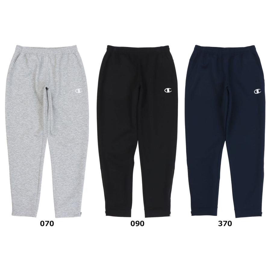 チャンピオン Champion LONG PANTS メンズ レディース ロングパンツ 長ズボン ニット チーム シンプル 保温 スポーティー トレーニング ストレッチ素材 C3-BS211  C3BS211 Champion（チャンピオン） Champion LONG PANTS メンズ レディース