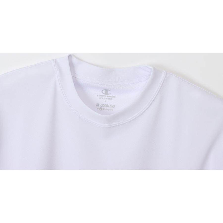 Champion チャンピオン ショートスリーブTシャツ メンズ SHORT SLEEVE T−SHIRT 半袖 トップス 無地 吸汗速乾 抗菌防臭 バスケ チーム 部活 練習 トレーニング C｜spg-sports｜04