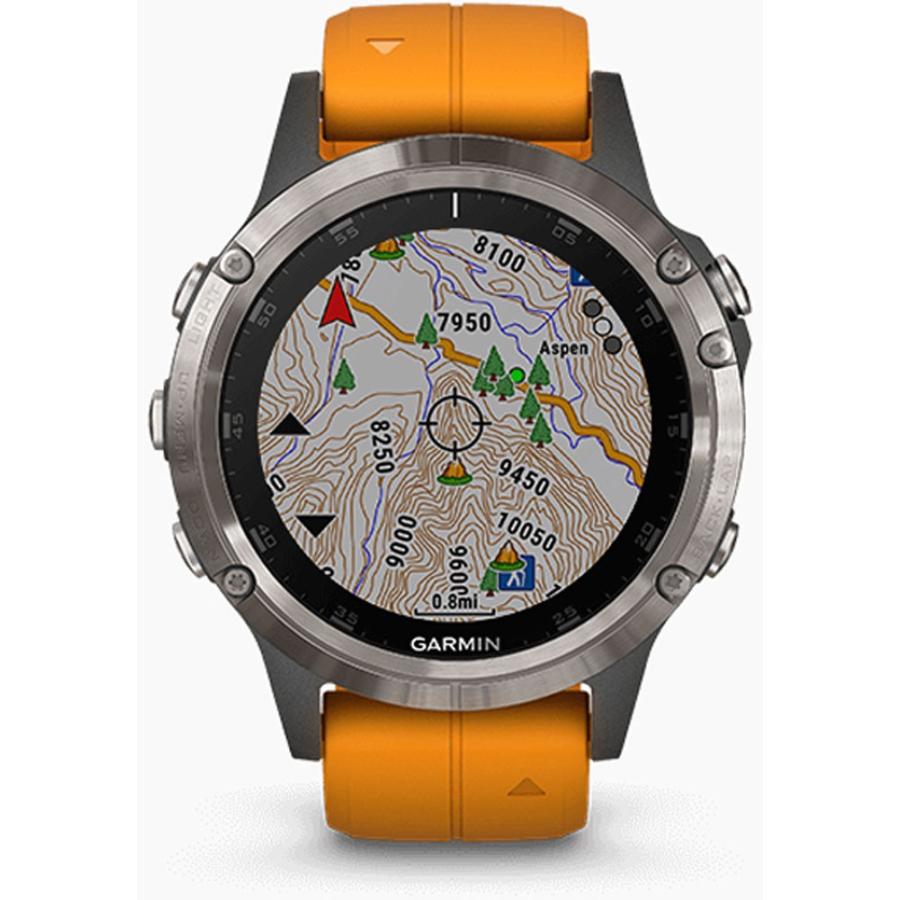 GARMIN ガーミン GPSスマートウオッチ fenix5 Plus チタニューム