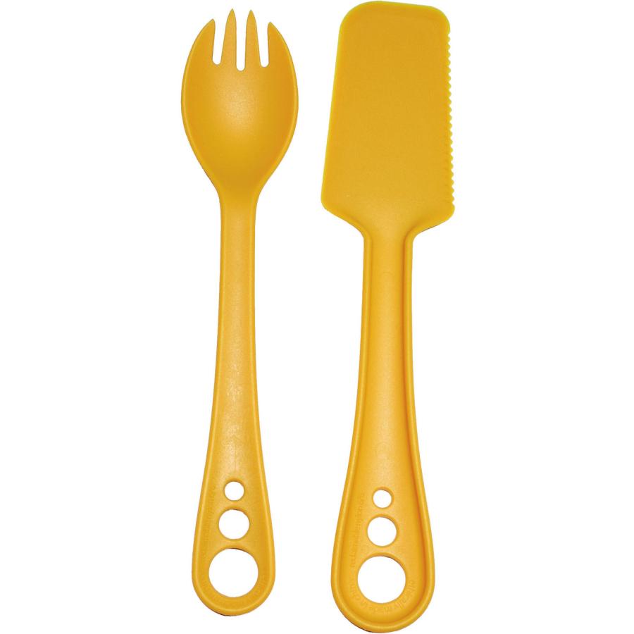 ギヨデザインズ guyotdesigns ユーテンシルズ マスタード カトラリー スポーク スプーン フォーク ナイフ スパチュラ スプレッダー キャンプ BBQ 食事  GD3400 | ジャム | 02