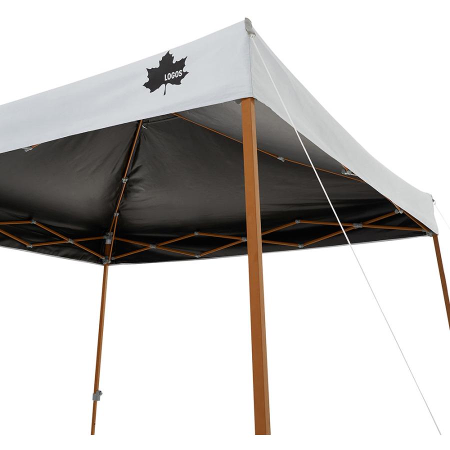 ロゴス LOGOS ソーラーブロック Qセットタ―プ220 タープ キャンプ BBQ 日除け 日差しブロック 組み立て簡単 高さ3段階調節 収納バッグ付き UVカット 熱中症対の画像