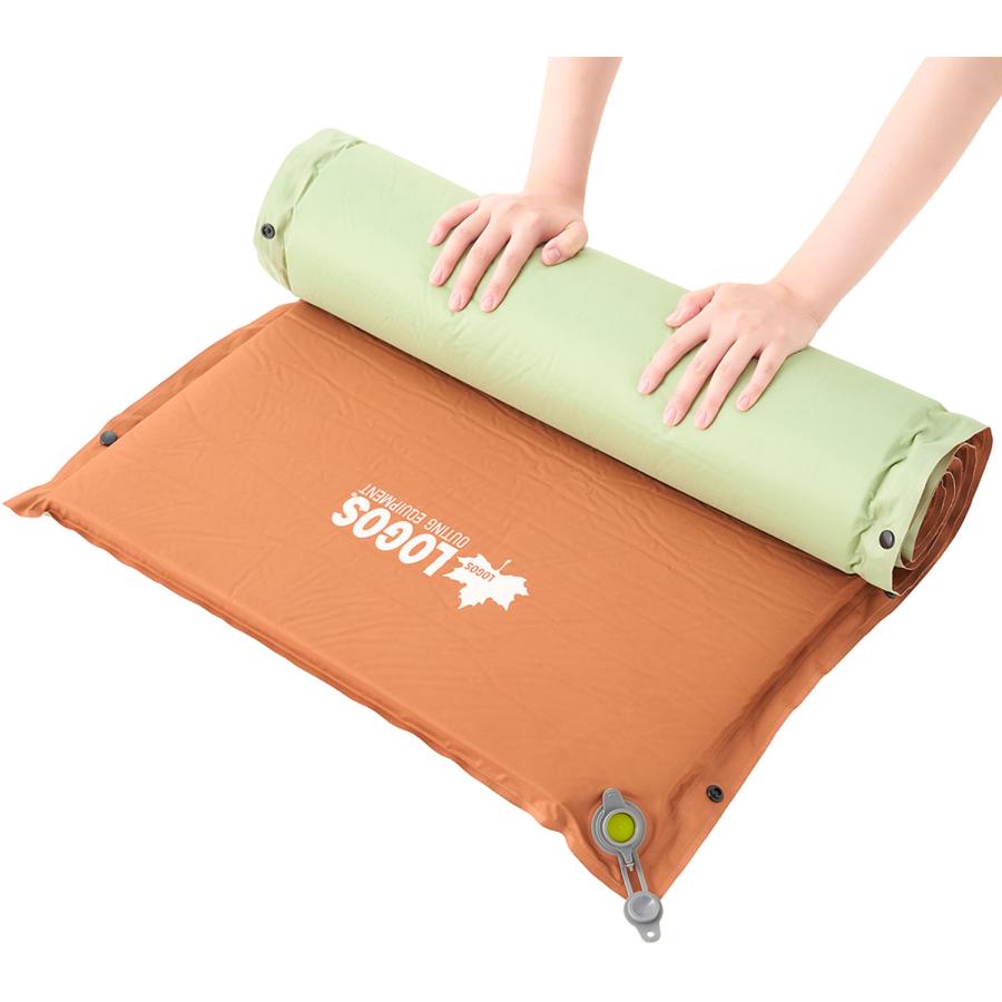 LOGOS インフレーター&スリーピングマット 各収納袋付きピローセット