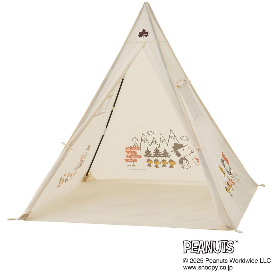 ロゴス LOGOS アウトドア SNOOPY KIDS テント キッズテント ジュニア 室内使用OK フルクローズ プライベート空間 小窓 キャンプ 公園 ビーチ プール レジャー 子供部屋  86001146 LOGOS（ロゴス） LOGOS SNOOPY KIDS テント キッズテント ジュニア