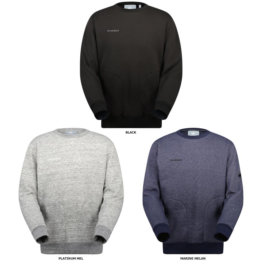 マムート MAMMUT アウトドア エッセンシャル ミッドレイヤー クルー ネック アジアンフィット メンズ レディース 男性 女性 長袖Tシャツ ロンT トップス 1014-05560  101405560 MAMMUT（マムート） エッセンシャル ミッドレイヤー クルー ネック