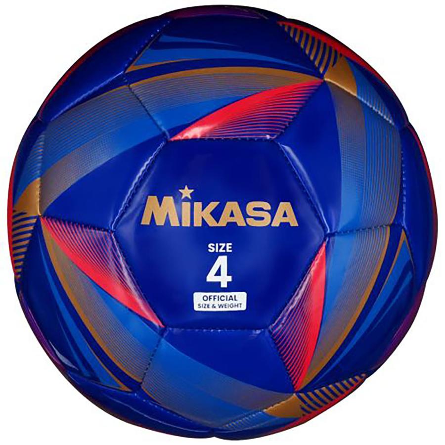 MIKASA（ミカサ） マシン縫い4号 レジャー用 ブルー サッカーボール 4