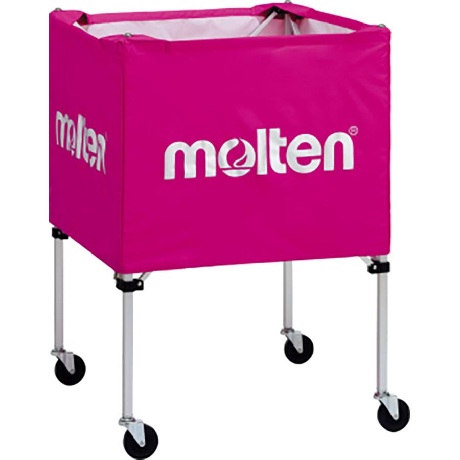 モルテン molten ボールカゴ 中・屋外 ピンク 桃色 屋外 大型キャスター 砂かみしない ボール収納 片付け 部活 クラブ活動 サークル 練習 トレーニング 自主トレ 筋トレ  BK0022P molten（モルテン） ボールカゴ 中・屋外 ピンク 桃色 屋外 大型