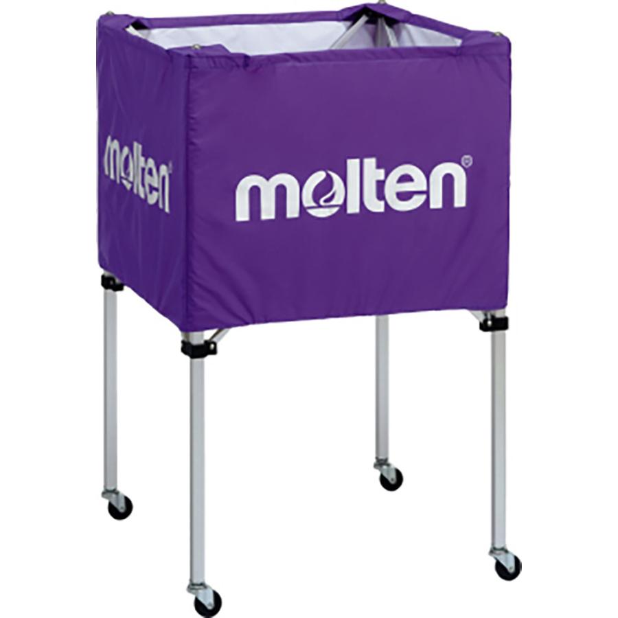 モルテン molten ボールカゴ 中・背高 紫 パープル 屋内 ボール収納 移動用キャスター付 片付け 部活 クラブ活動 サークル 練習 トレーニング 自主トレ 筋トレ  BK0023V molten（モルテン） ボールカゴ 中・背高 紫 パープル 屋内 ボール収納