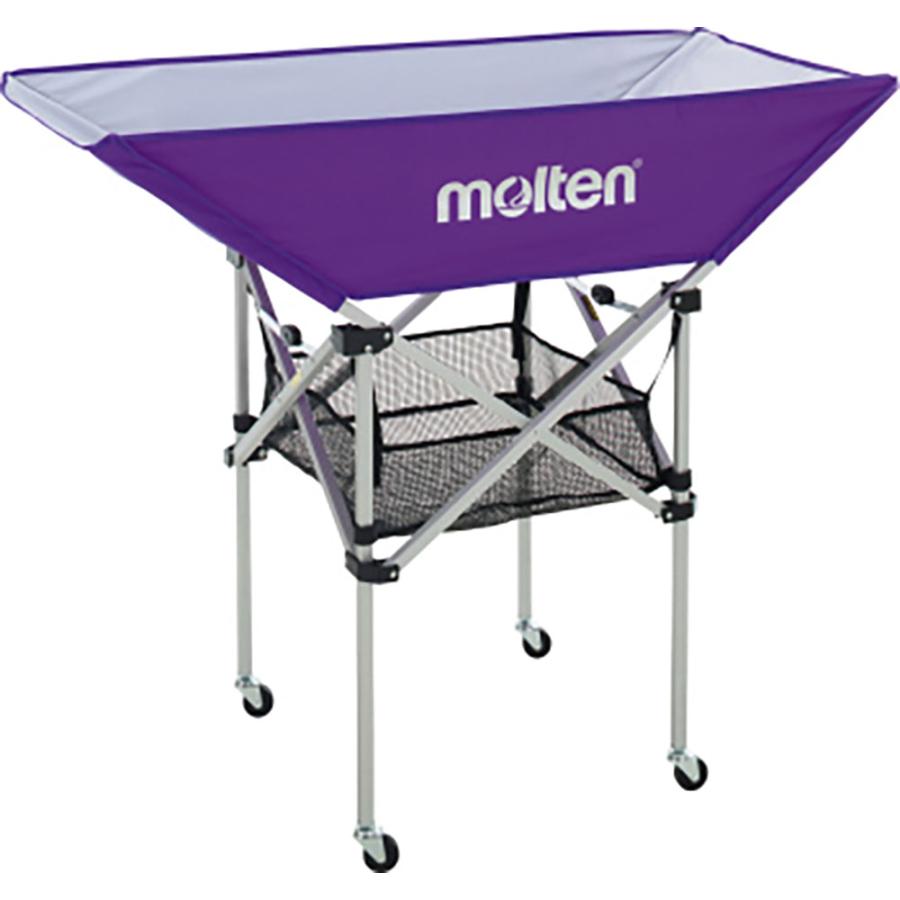 モルテン molten 折りたたみ式平型ボールカゴ 背高 紫 パープル 屋内使用 バレーボール バレー ボール出し 練習 折りたたみ バスケットボール 中学 高校 大学 部活 体育館  BK0033V molten（モルテン） 折りたたみ式平型ボールカゴ 背高 紫 パープル