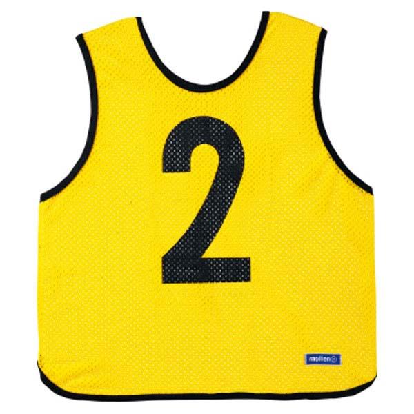 molten（モルテン） ゲームベスト 黄 10枚組 イエロー 番号 数字