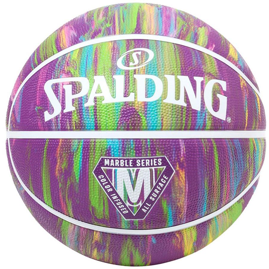 SPALDING スポルディング マーブル パープル ラバー 6号球 84412Z