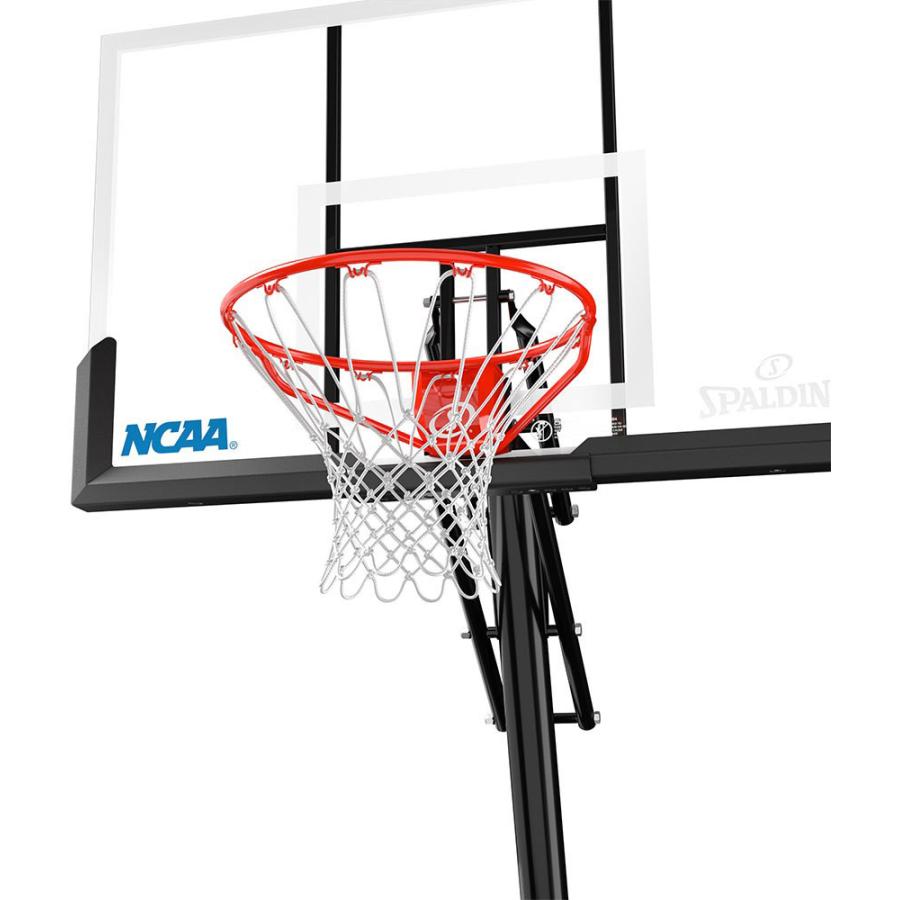 スポルディング SPALDING 【メーカー直送品】 50インチ NCAA エグザクトハイト アクリル ポータブル ゴール バスケットボール バスケットゴール バスの画像