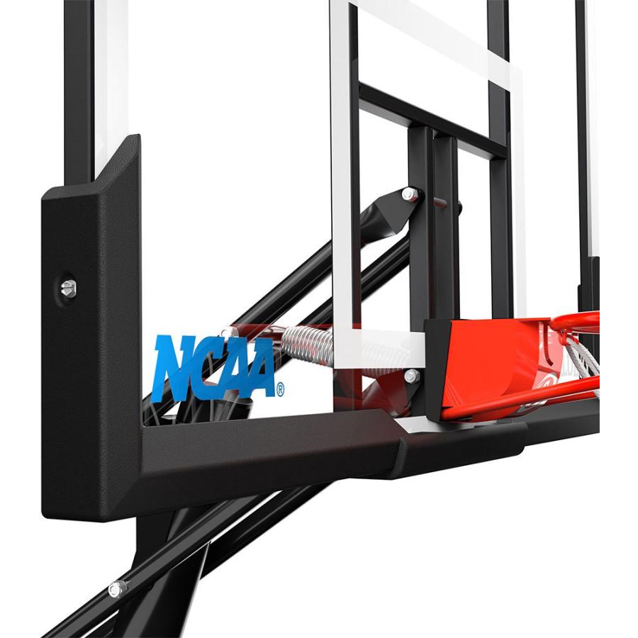 スポルディング SPALDING 【メーカー直送品】 50インチ NCAA エグザクトハイト アクリル ポータブル ゴール バスケットボール バスケットゴール バスの画像