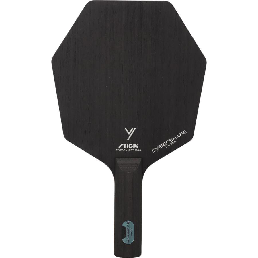 スティガ STIGA 卓球 サイバーシェイプ カーボン CWT STR JTTA 日本卓球協会 公認 コントロール スピード バランス 攻撃 部活動 クラブ サークル 試合 大会 練習  1602020237 STIGA（スティガ） サイバーシェイプ カーボン CWT STR JTTA 日本卓球