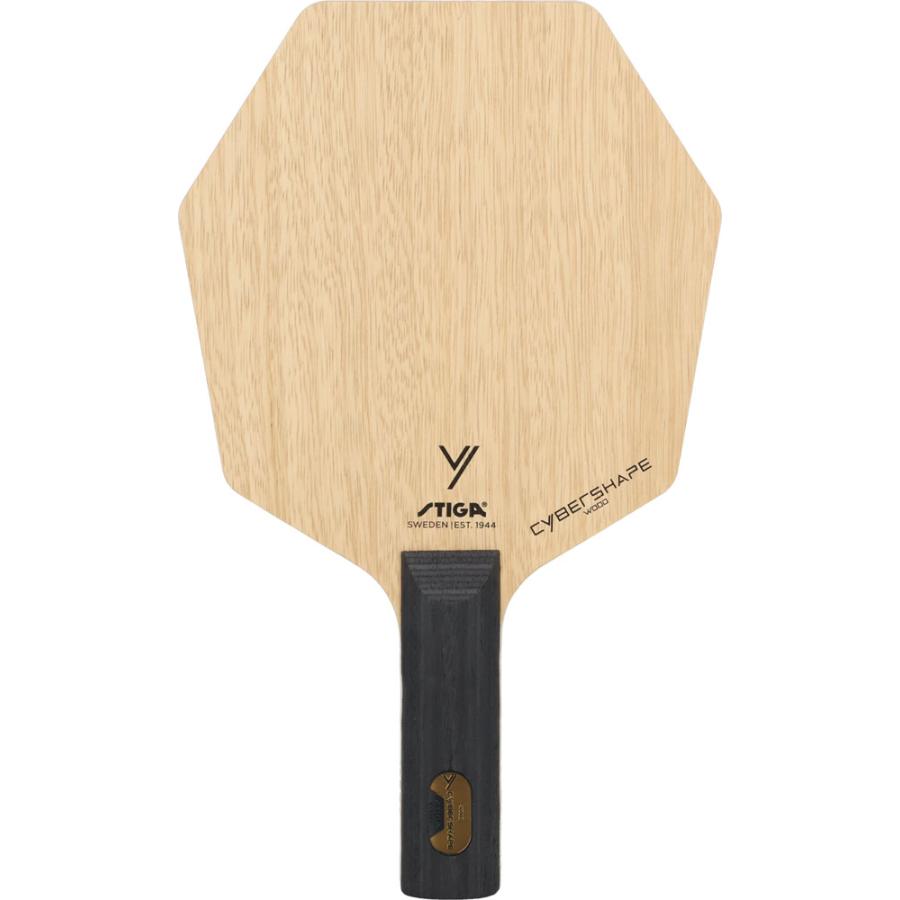 スティガ STIGA 卓球 サイバーシェイプ ウッド CWT STR JTTA 日本卓球協会 公認 六角形 オフェンシブ スイートスポット 木材 部活動 クラブ サークル 試合 大会 練習  1602080237 STIGA（スティガ） サイバーシェイプ ウッド CWT STR JTTA 日本卓球