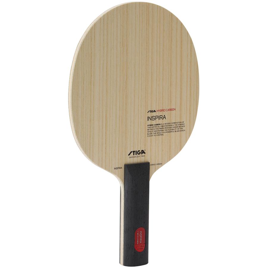 スティガ STIGA 卓球 インスピーラハイブリッドカーボン STR スティガ ラケット アウター 袁励岑 攻撃 ドライブ 柔軟性 反発力 部活動 クラブ サークル 試合 大会 練習  1602110137 STIGA（スティガ） インスピーラハイブリッドカーボン STR ラケット